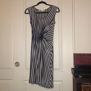 Hardly worn midi stripe dress